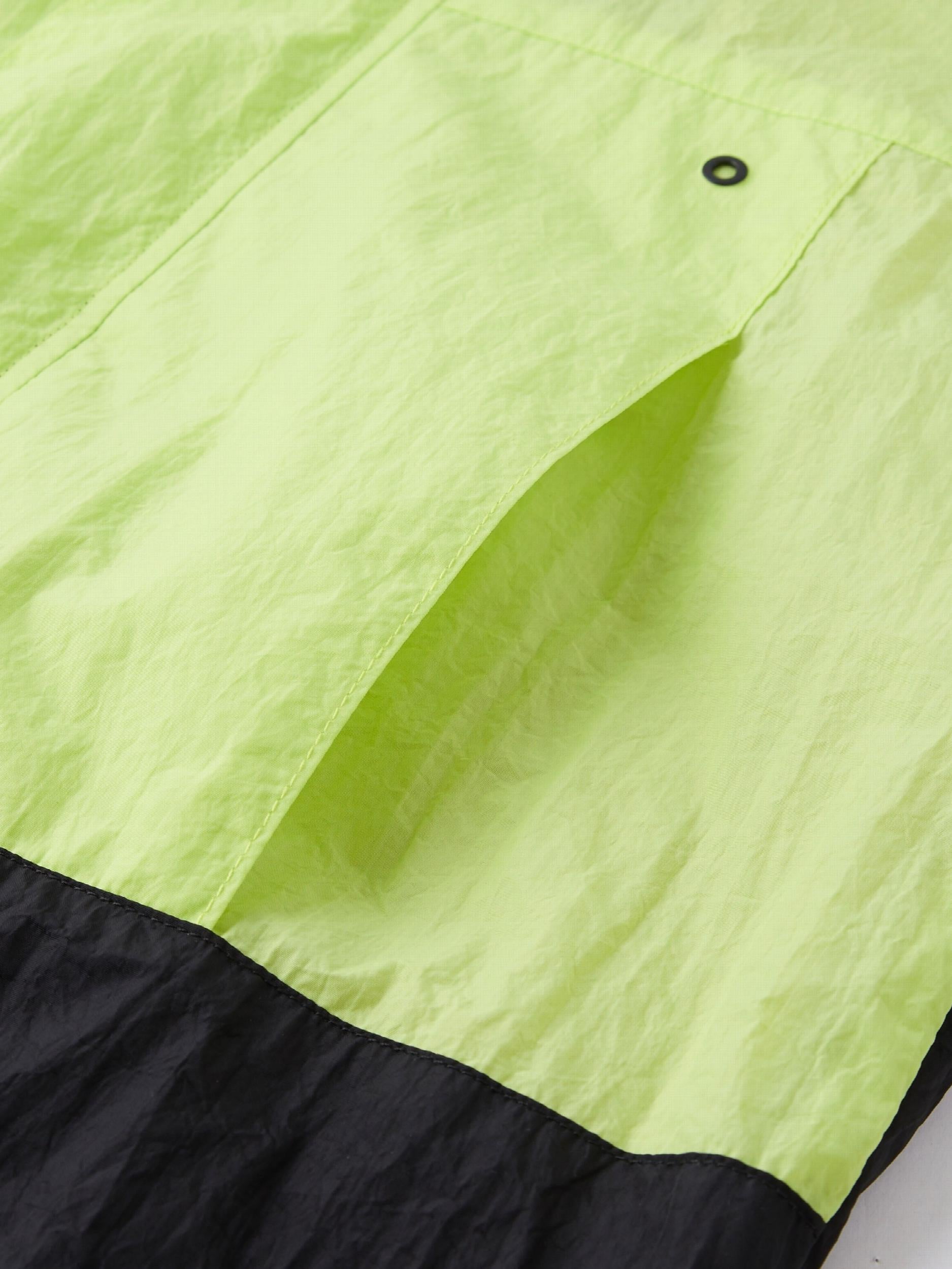 Boy's Contrast Hooded Jacket Windbreaker