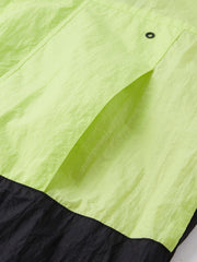 Boy's Contrast Hooded Jacket Windbreaker
