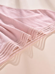 3-Pack Plus Size Striped Bow Knot High Stretch Panties