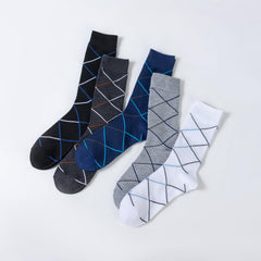 Antibacterial Crew Socks Men's Business Socks All Seasons