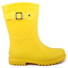 Women's Solid Waterproof Rain Boots Non-slip Outdoor Shoes