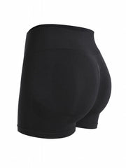 Sports Shorts Women's Plus Solid Hip Lifting High Rise