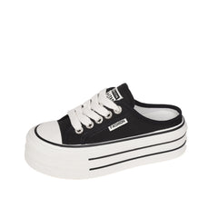 Women's Platform Slip On Mule Sneakers