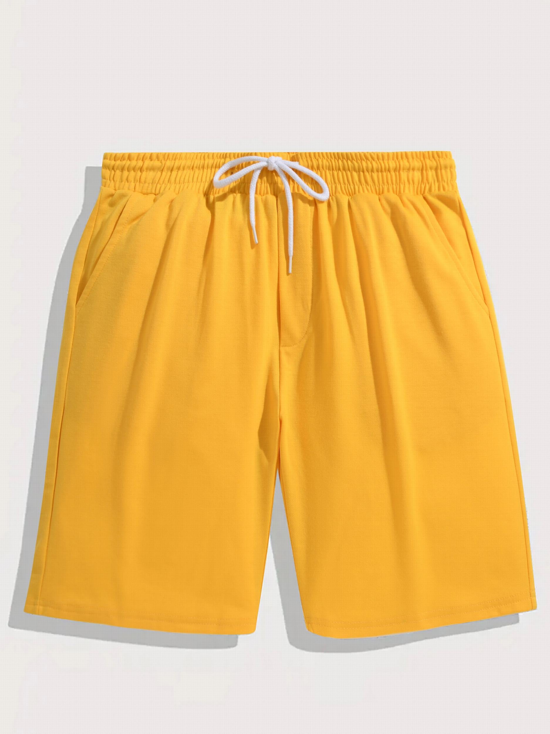 Men's Breathable Comfy Drawstring Shorts for Summer Gym Workout