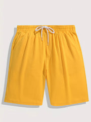 Men's Breathable Comfy Drawstring Shorts for Summer Gym Workout