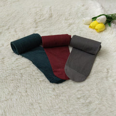 3 Pack Opaque High Waist Elastic Tights Women's Stockings