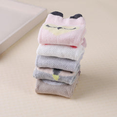2pairs Baby Cartoon Animal Pattern Socks for 0-24 Months