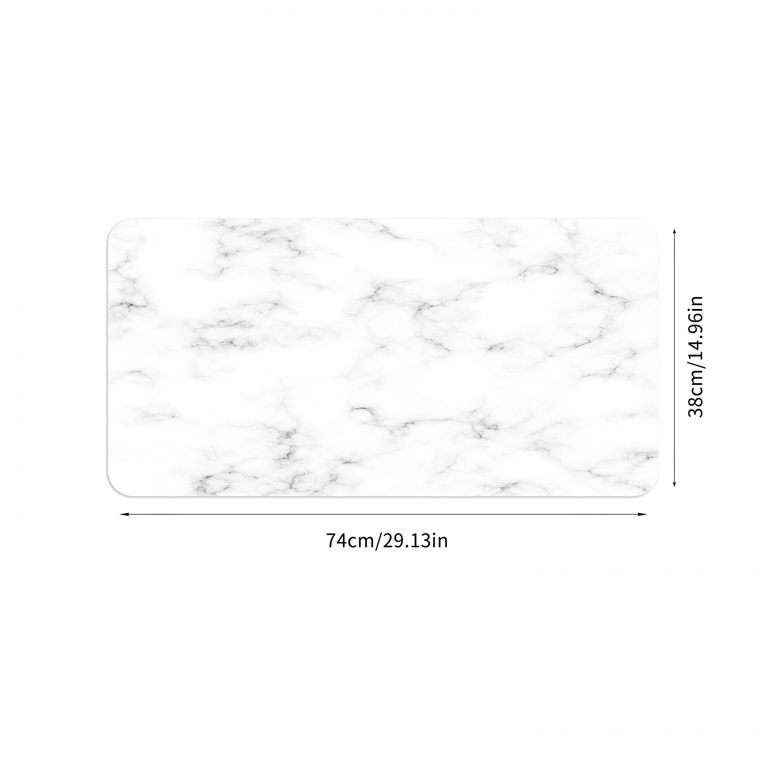Stylish Marble Pattern Extended Mouse Pad