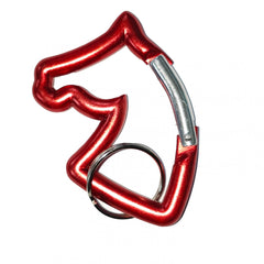 Outdoor Aluminum Carabiner Buckle Luggage Horse Head Key Chain