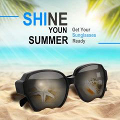Men's Polarized Oversized Sunglasses UV400 Protection