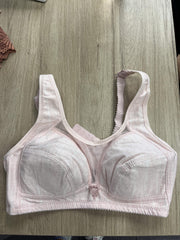 Plus Size Plaid Print Wireless Comfort Bra