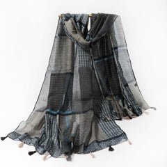 Men's Boho Tassel Bandana Scarf