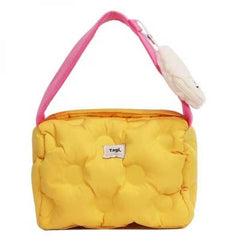 Winter High Faux Fur Women's Handbag Soft Plush Shoulder Bag Female Tote