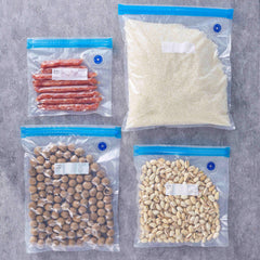Vacuum Sealer Bag with Hand Pump, Clips - Food Storage Bag