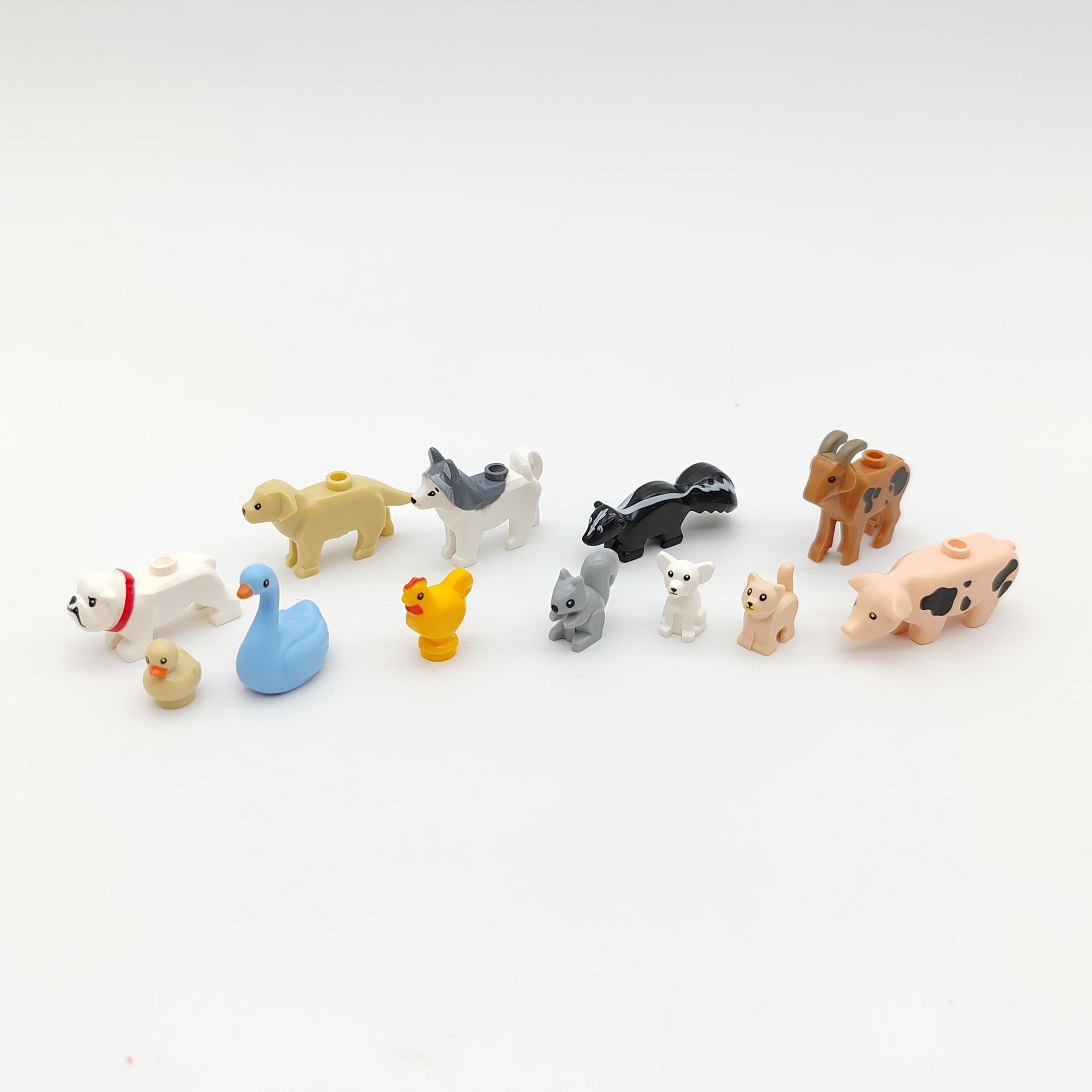 Animal Accessories Set for Small Particle Building Blocks - Farmyard Animals