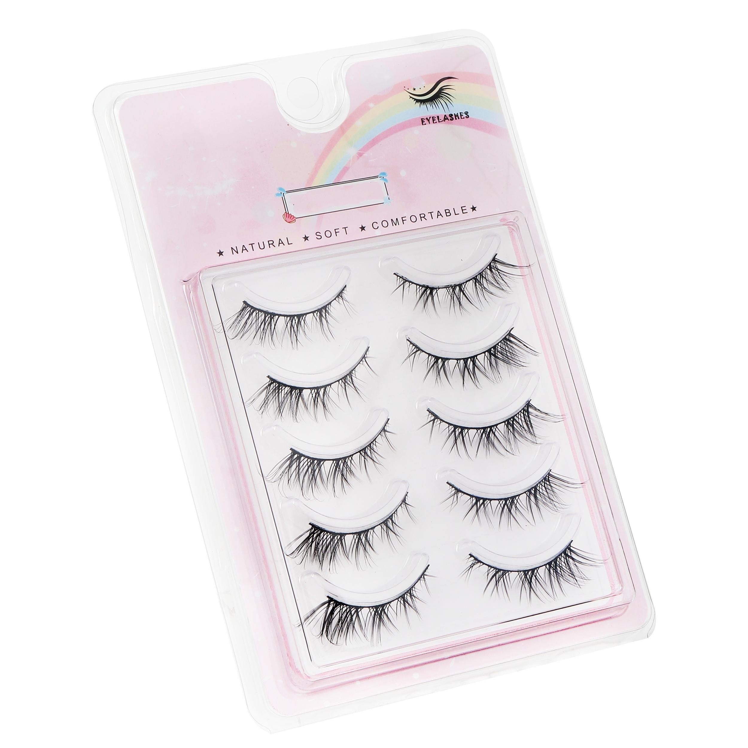 Fox Eye Eyelashes 5 Pairs False Eyelashes Simulated Thai Makeup