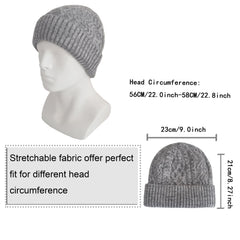 Winter Knitted Beanie Hat Ear Protection Warm Hat