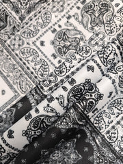 Paisley Pattern Drawstring Sweatpants Loose Fit Pants Men's Casual Joggers