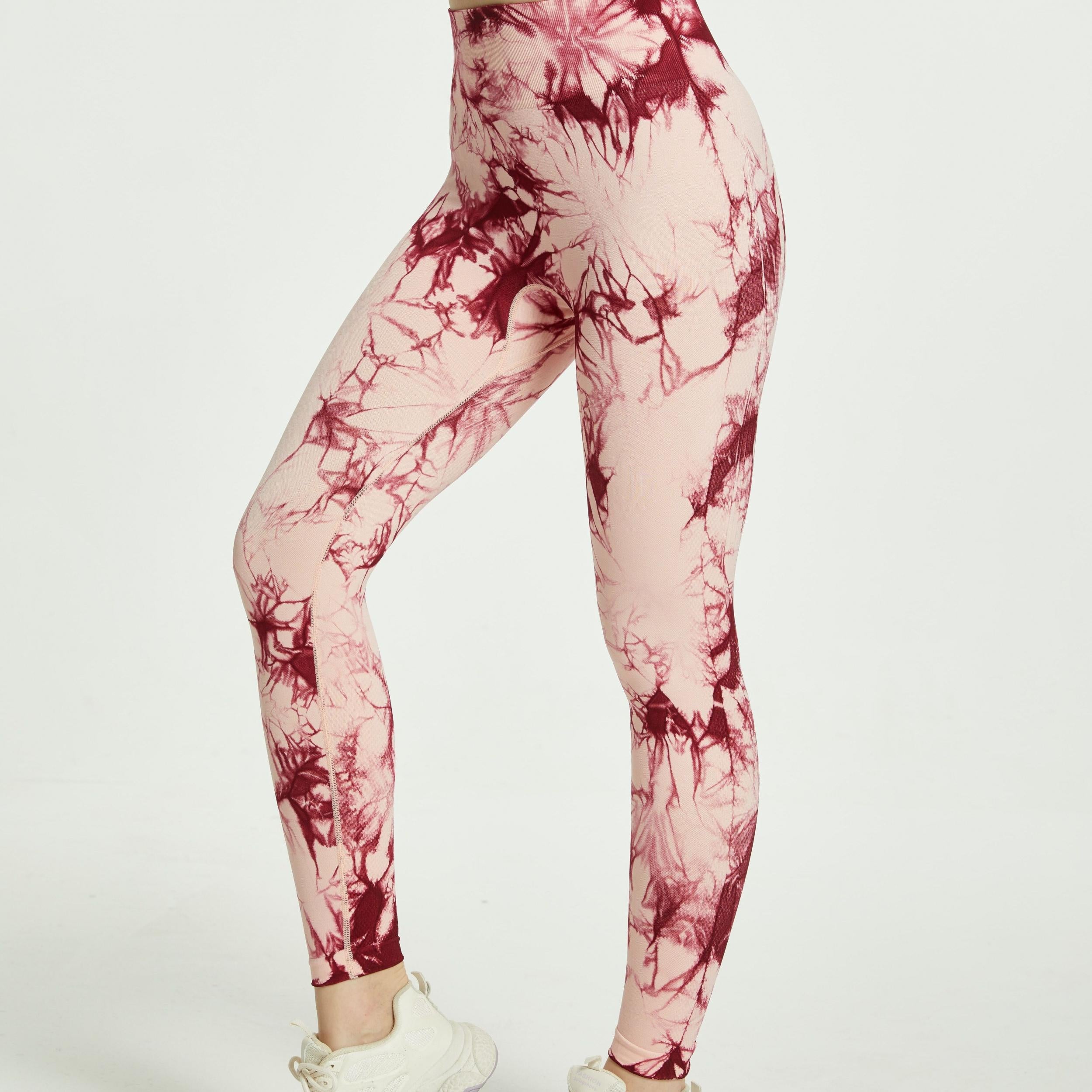 Tie Dye High Stretch Leggings High Waist Yoga Pants Women's Activewear