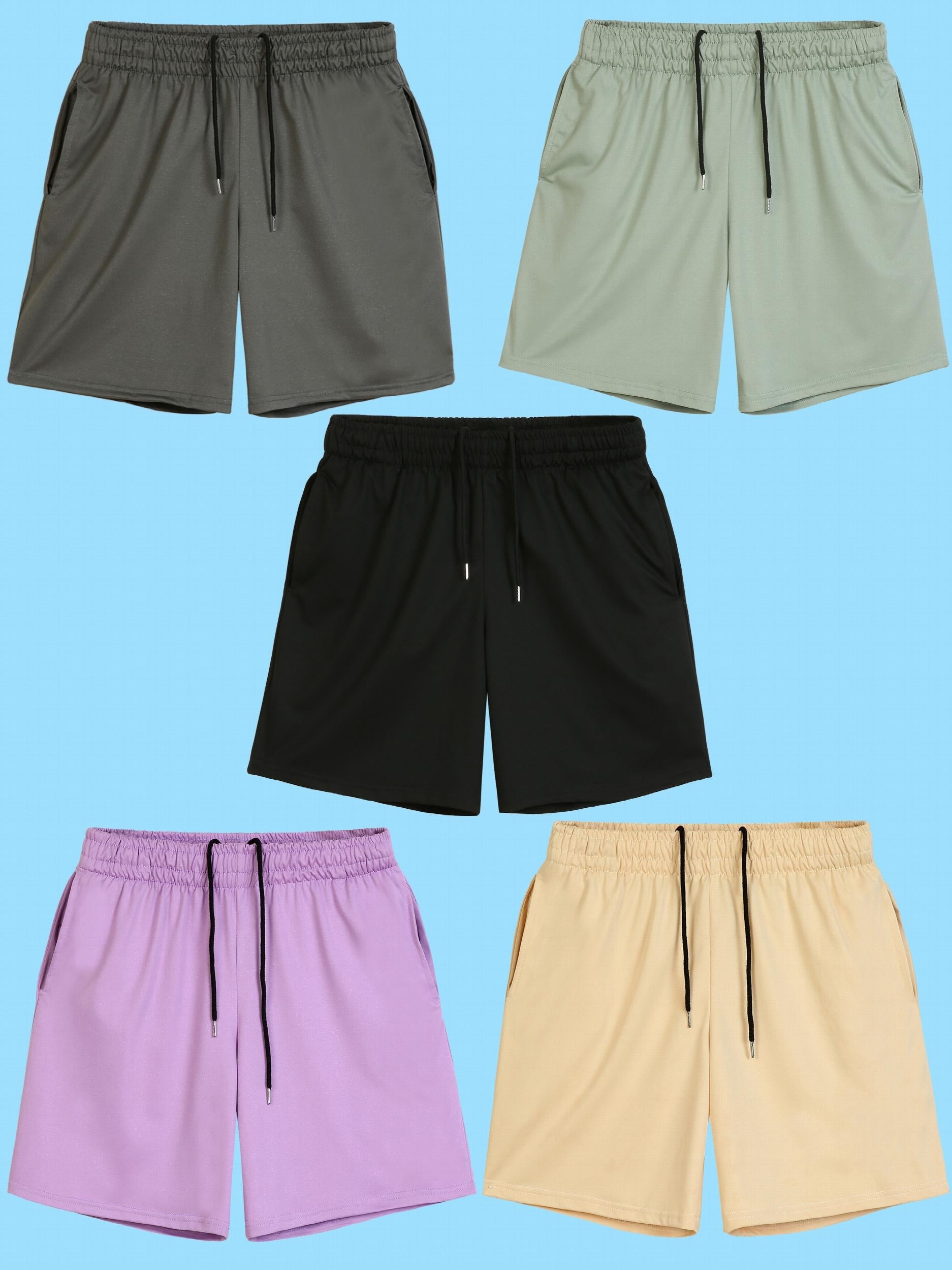 Men's Comfy Stretch Graphic Drawstring Shorts