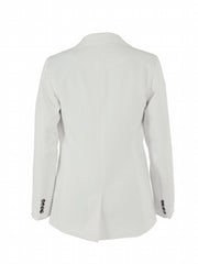 Solid Blazer Open Front Long Sleeve Work Office Outerwear