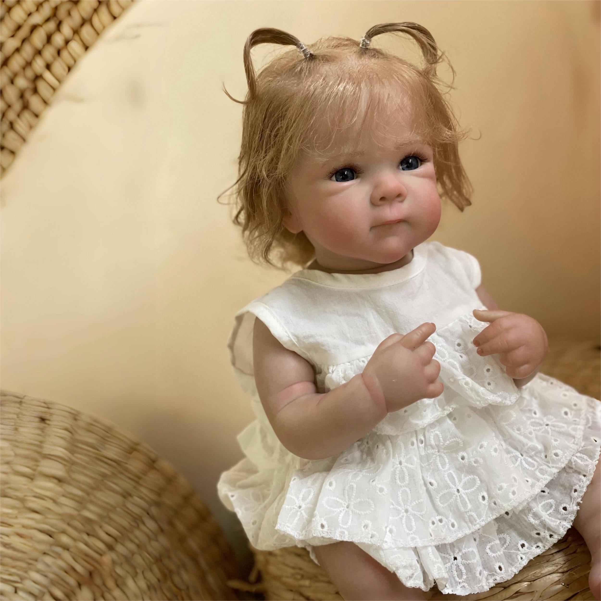 Adorable Princess Reborn Doll with Realistic Hair & Dress Perfect Gift for Kids