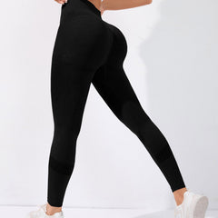 High Waist Seamless Yoga Pant Butt Lifting Quick Drying Casual Fitness