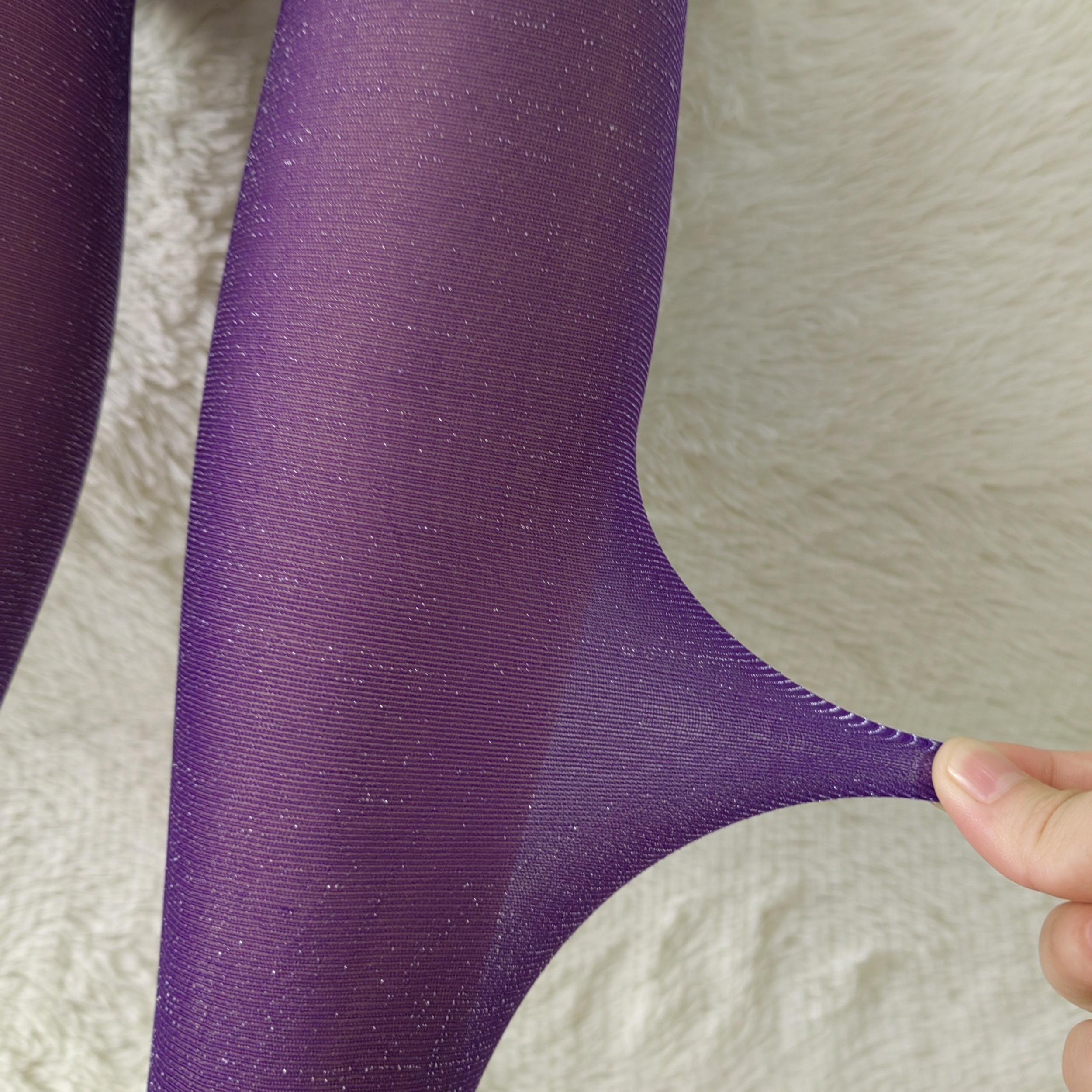 3 Pack Opaque Elastic Tights High Waist Slim Footed Pantyhose