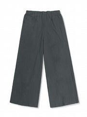 Casual Outfits Set Women's Plus Solid Top & Wide Leg Pants