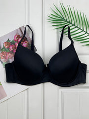 Molded Cup Padded Bow Front Comfort Bra