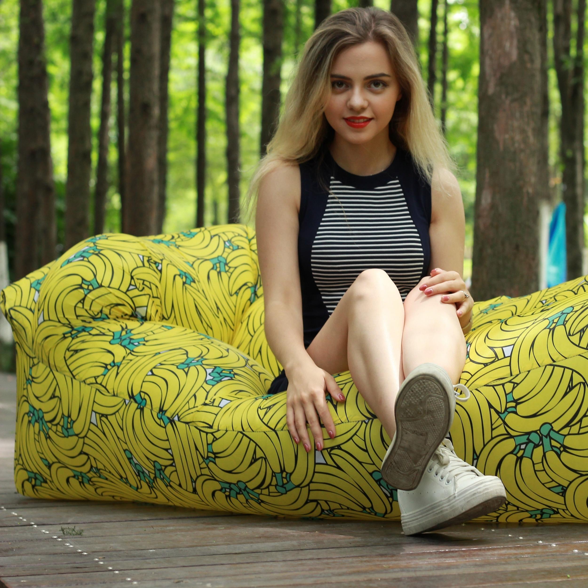 Portable Inflatable Sofa for Beach Grassland Park Relaxation