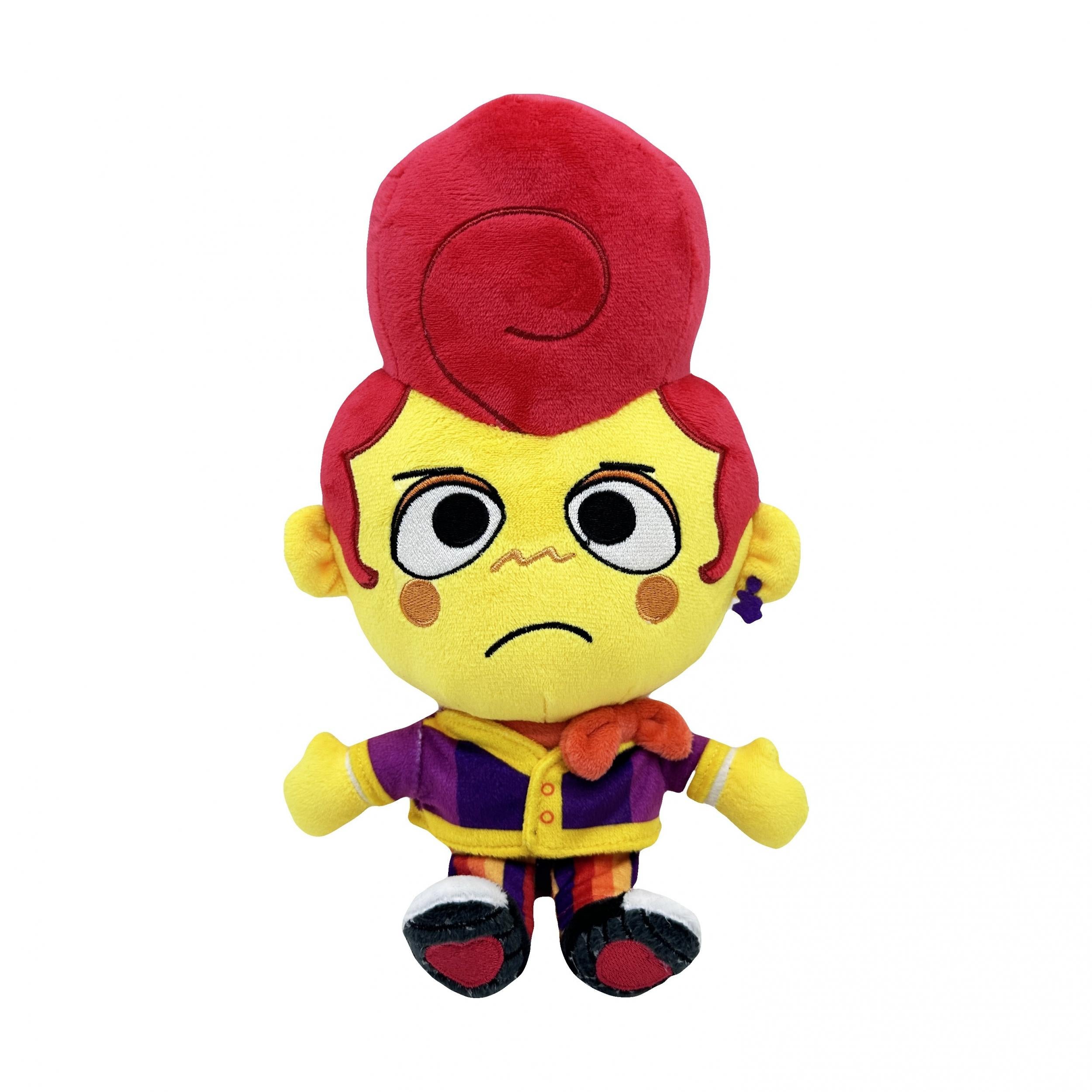 Creative Red Hair Plush Toy for Kids, 9.06-Inch, Yellow Skin