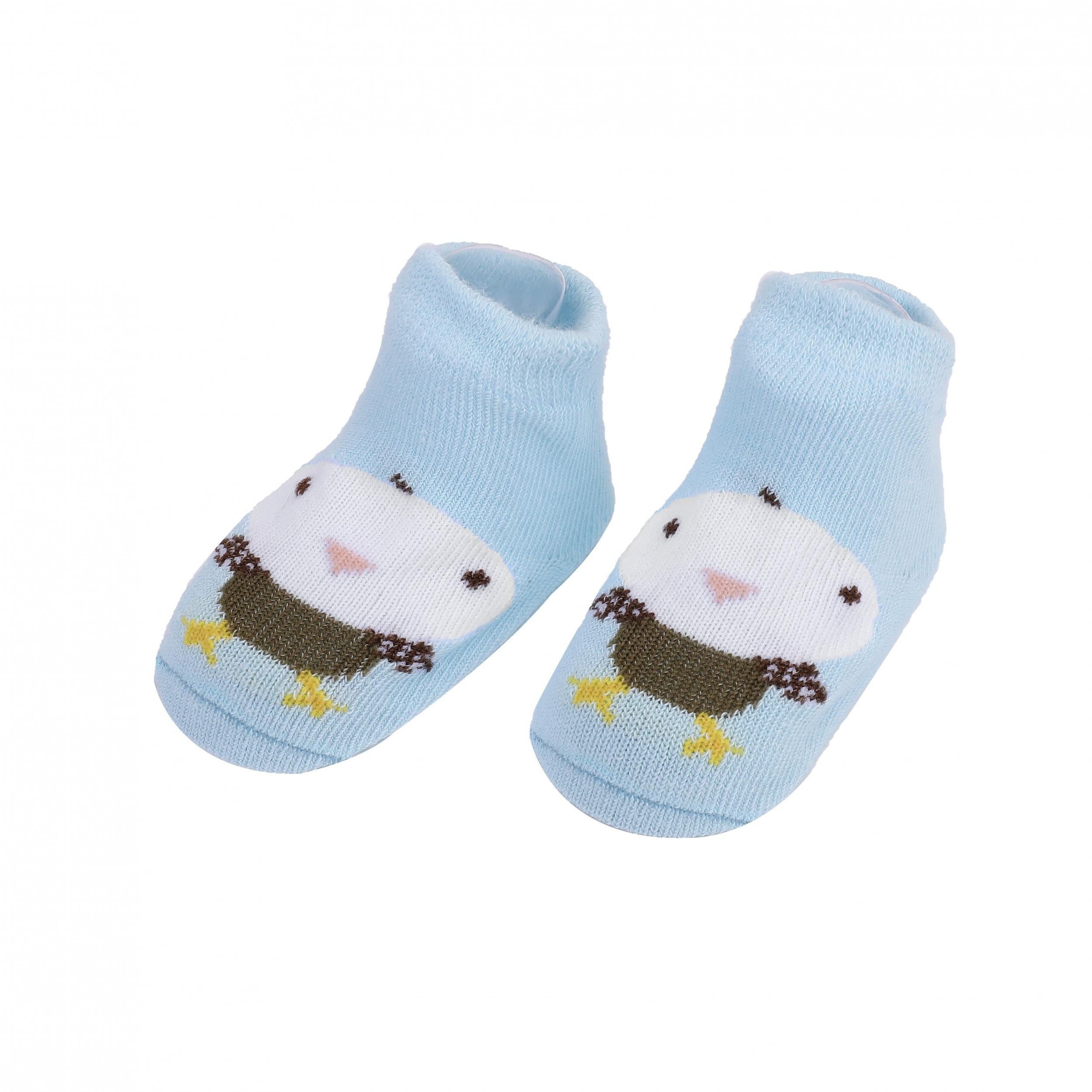5 Pairs Cartoon Floor Socks for Boys Newborns & Toddlers