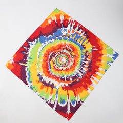 Rainbow Tie Dye Bandana Hip Hop Print Square Scarf Head Wrap Unisex LGBT Pride