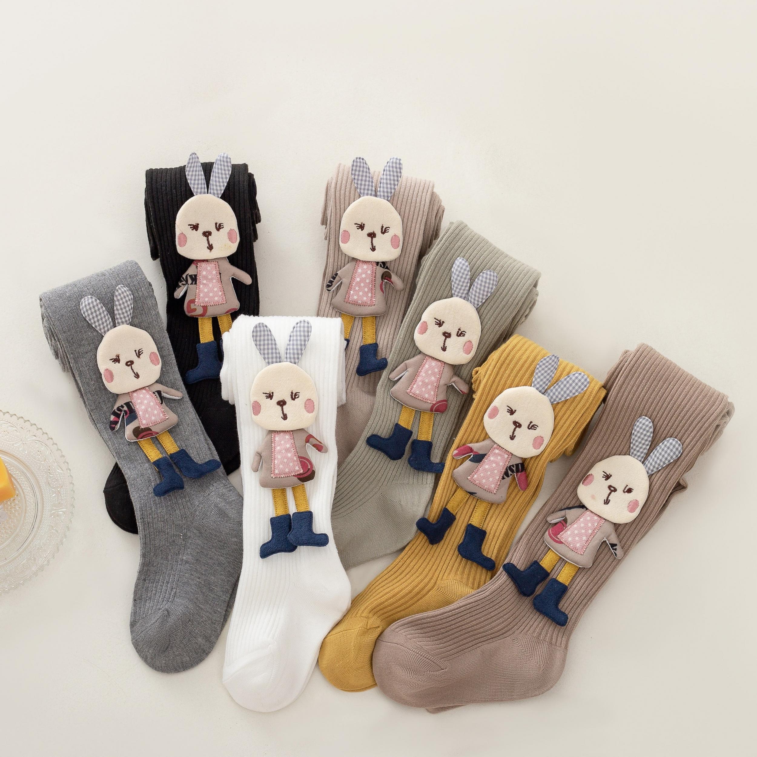 Girls Kids Rabbit Pantyhose Leggings for Spring Autumn
