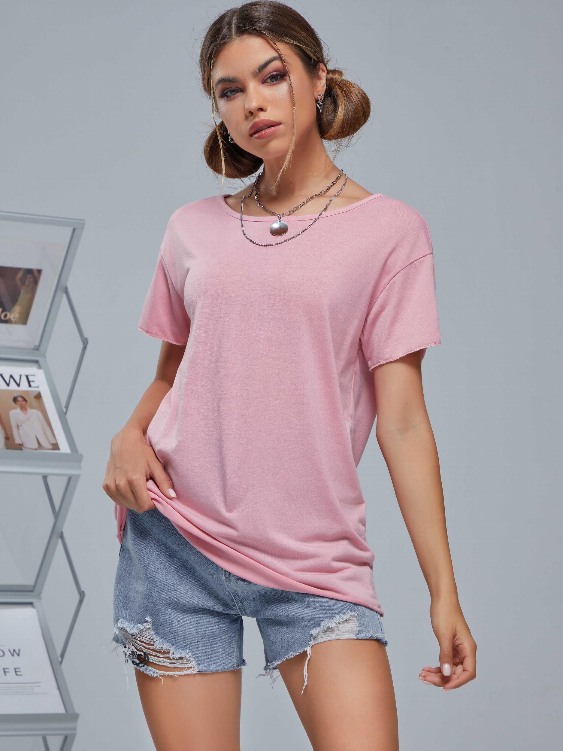 Short Sleeve T shirt Sports Fitness Yoga Running Top Women's Activewear