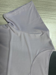 Solid Drawstring Pleated Detail Yoga T-shirt Short Sleeve Moisture Wicking Top
