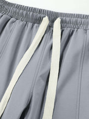 Men's Drawstring Plain Loose Jogger Pants Comfy Casual Light Trousers