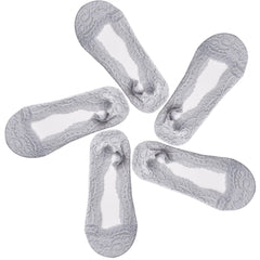5 Pairs Floral Lace Ankle Socks Women's Stockings & Hosiery