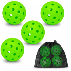 12pcs Pickleballs 40 Holes PP Pickleball Set for Outdoor Play