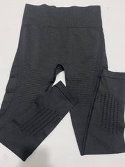 High Waist Butt Lift Solid Leggings Yoga Fitness Running Leggings