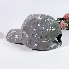 Gray Baseball Cap Hip Hop Dad Hat Lightweight Adjustable Sun