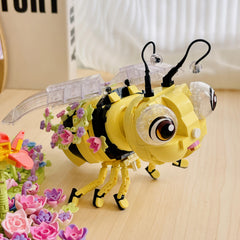 1000 Pcs Floral Swarm of Bees Building Blocks Set