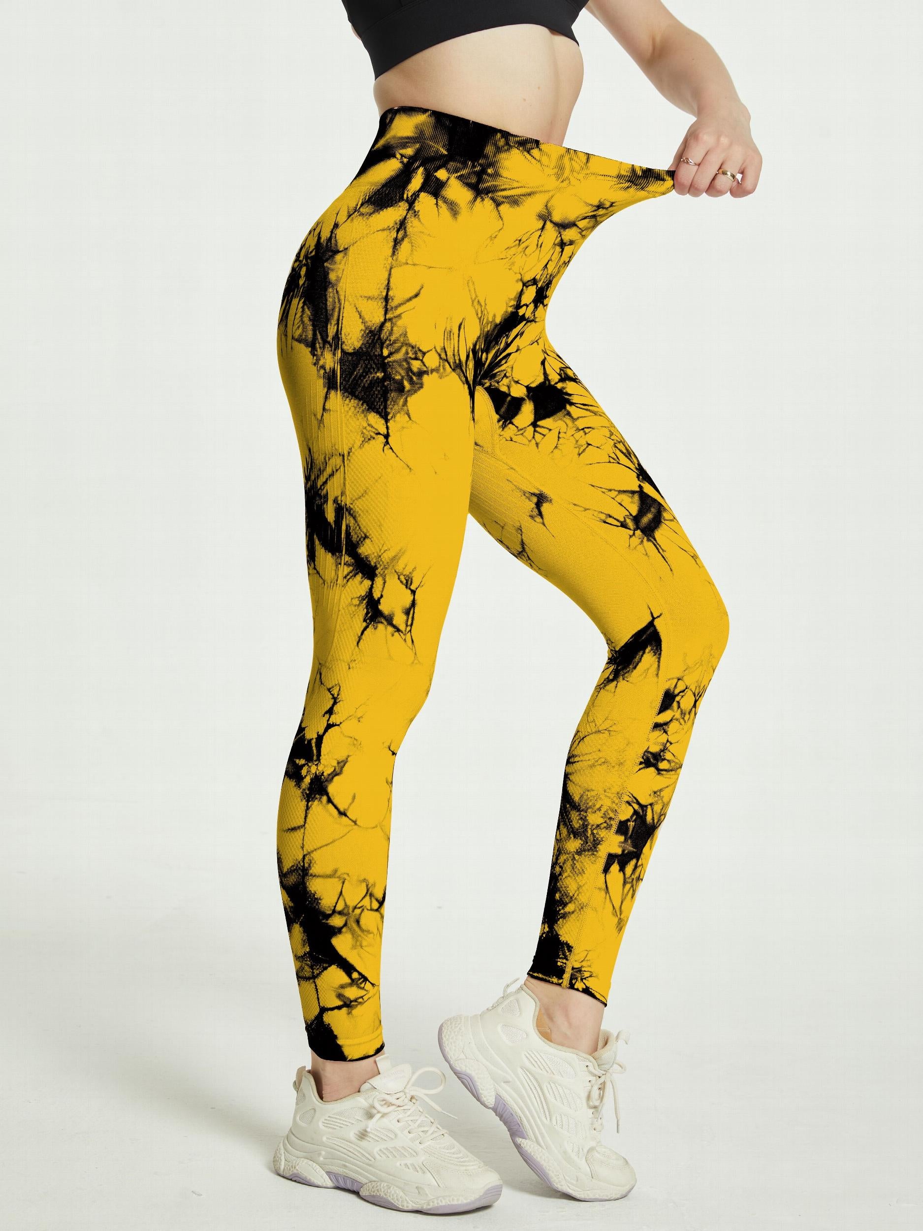 High Stretch Tie Dye Yoga Pants Women's Activewear