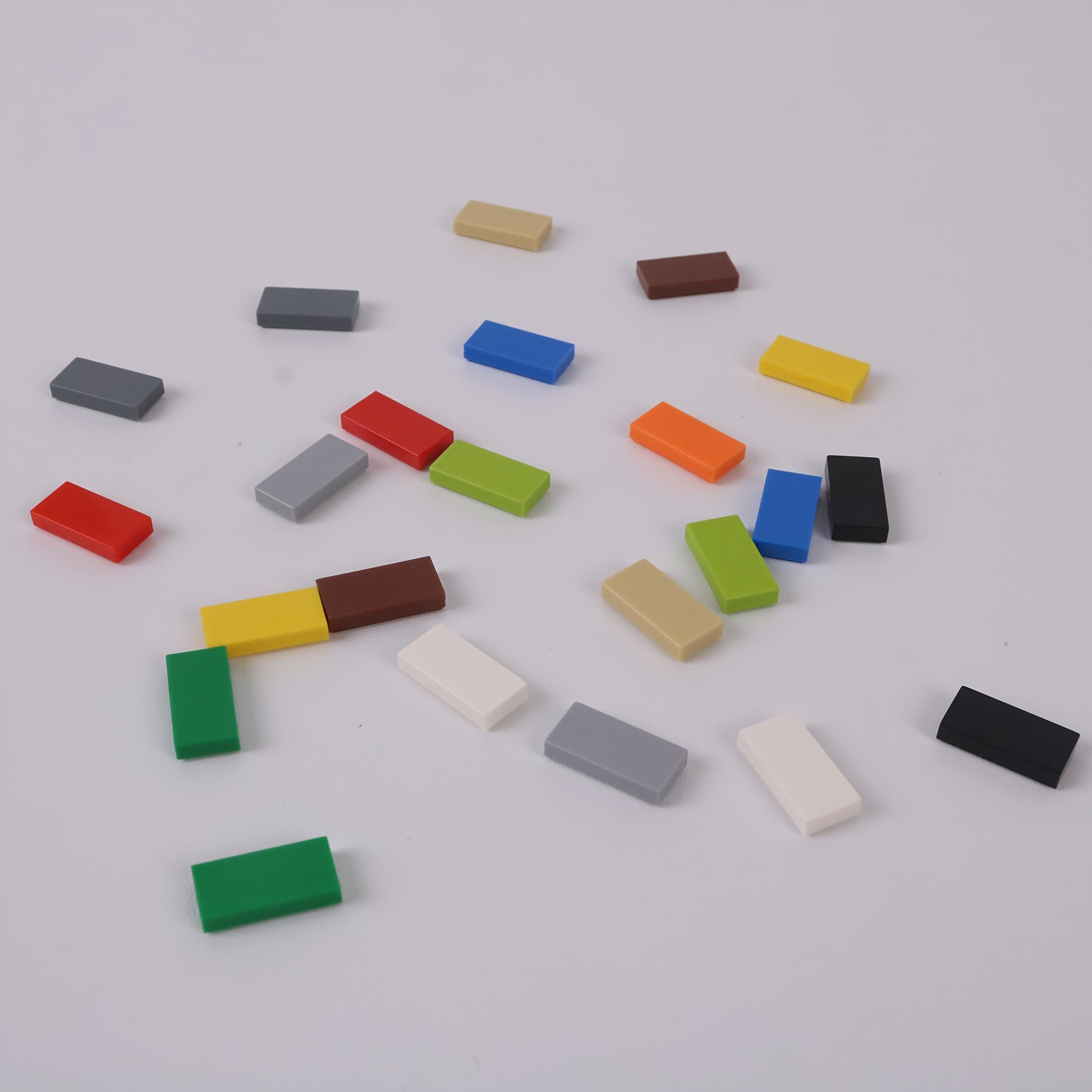 80pcs MOC 3069 Tire 1x2 Building Blocks Kit Light Board Bricks DIY Toy