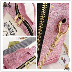Sequin Crossbody Bag Gasoline Handbag Shoulder Bag for Women