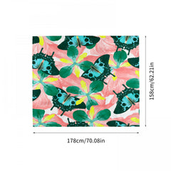 Outdoor Folding Waterproof Picnic Mat Butterfly Pattern for Camping