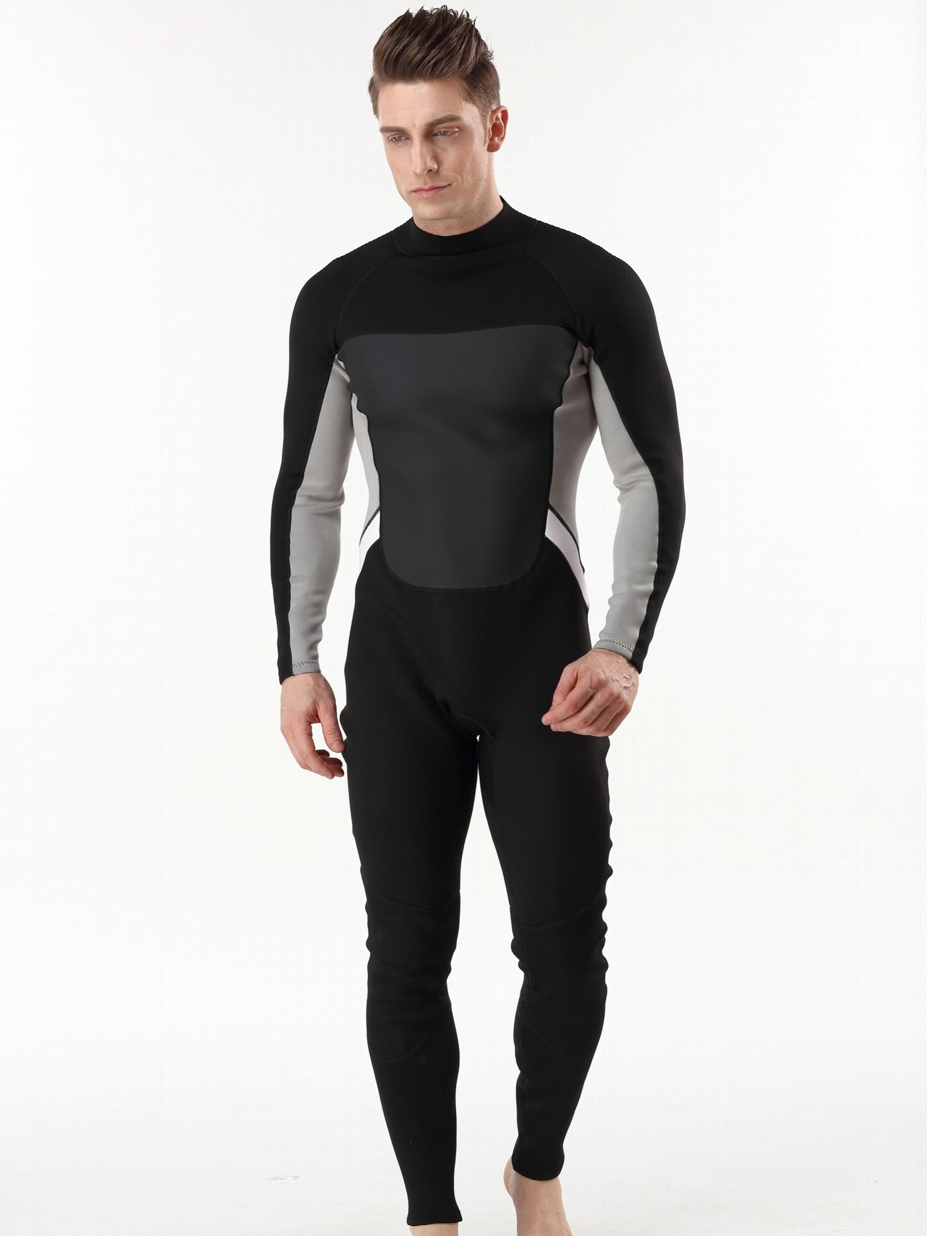 Men's 2mm Neoprene Diving Suit Warm Anti Jellyfish Cold Proof Wetsuit