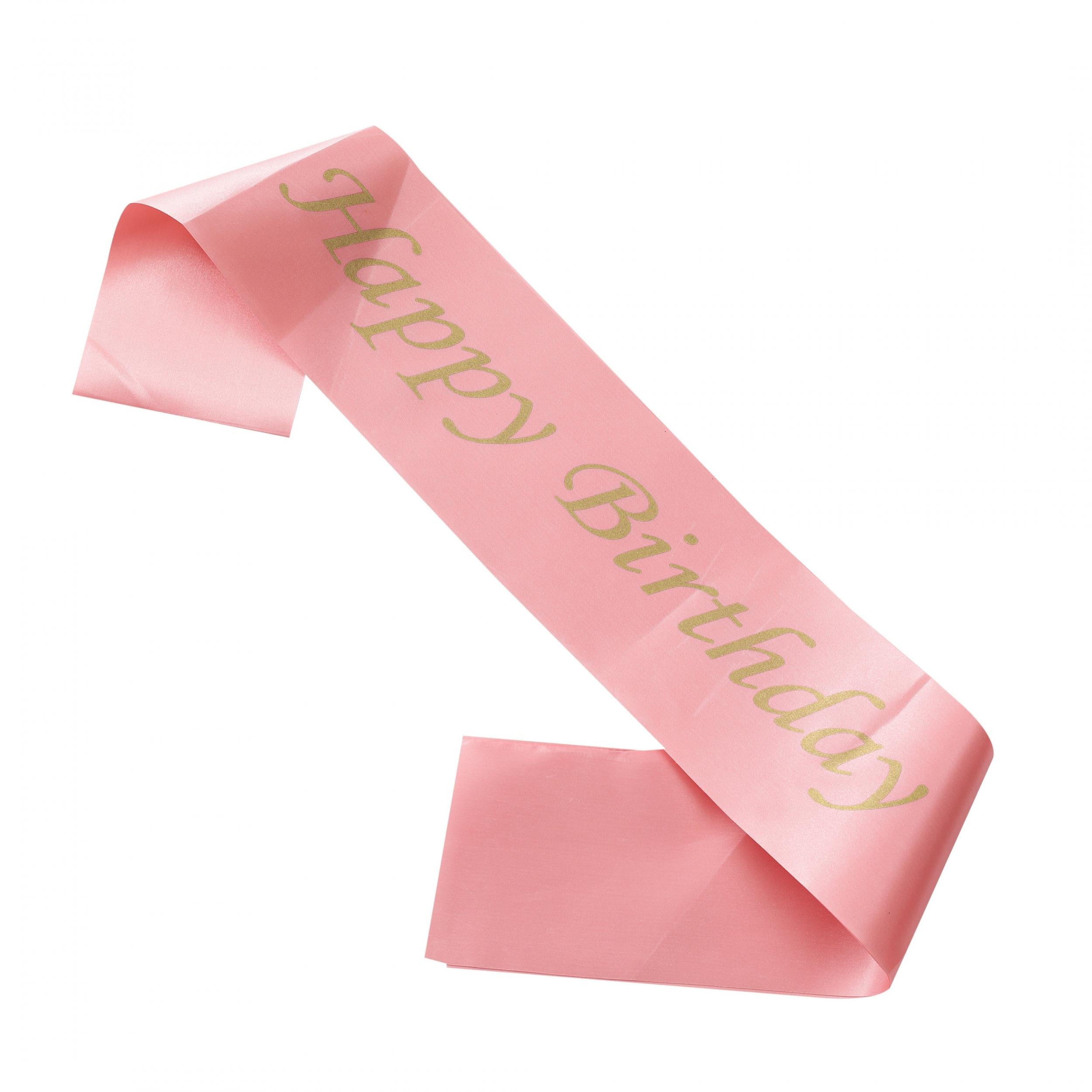 Happy Birthday Party Sash - Birthday Party Accessories