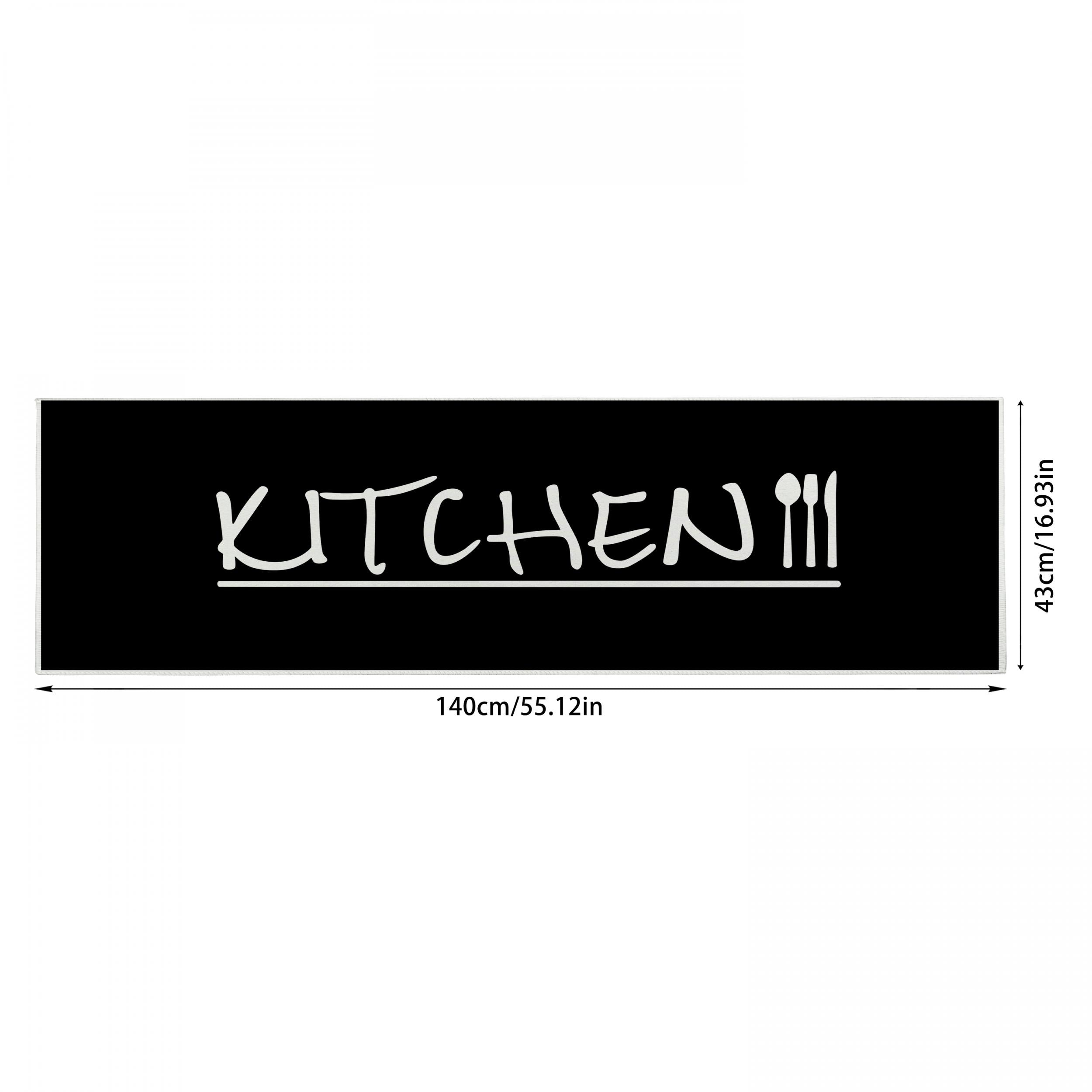 Long Strip Non-slip Kitchen Rug 43x120cm